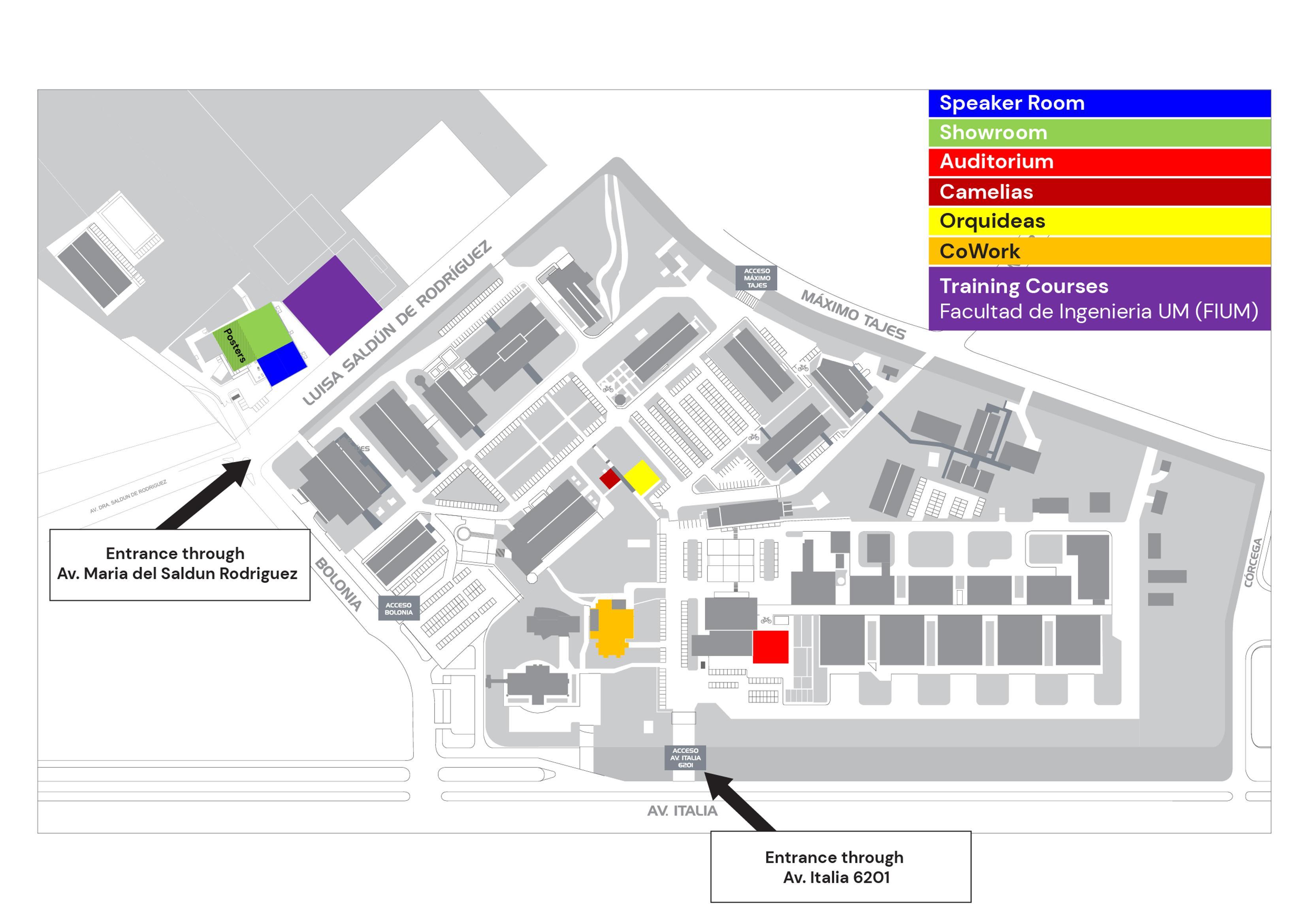 SETAC Montevideo venue map